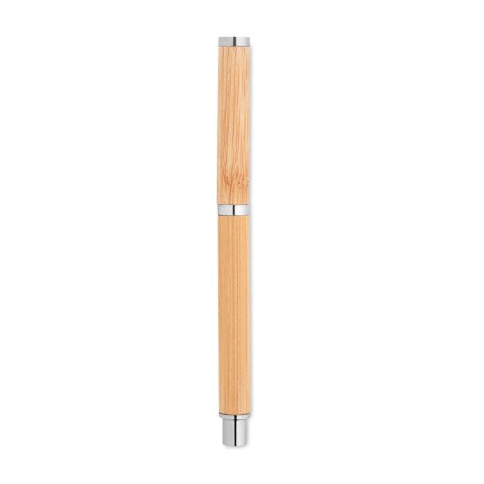 Branded Bamboo Gel Pen without branding