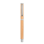 Branded Bamboo Gel Pen without branding