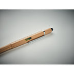 Branded Bamboo Spirit Level Pen without branding