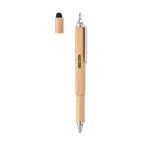 Branded Bamboo Spirit Level Pen without branding