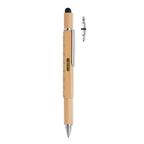Branded Bamboo Spirit Level Pen