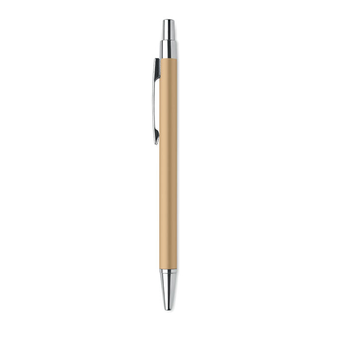 Branded Fine Barrel Recycled Aluminium Pen without branding