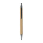Branded Fine Barrel Recycled Aluminium Pen without branding