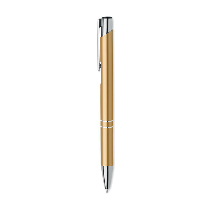 Branded Recycled Aluminium Push Button Pen without branding