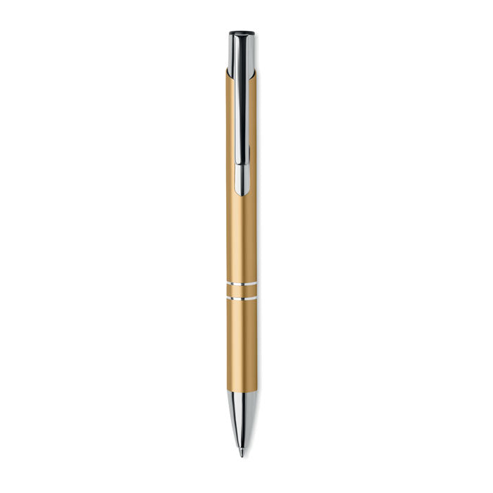 Branded Recycled Aluminium Push Button Pen without branding