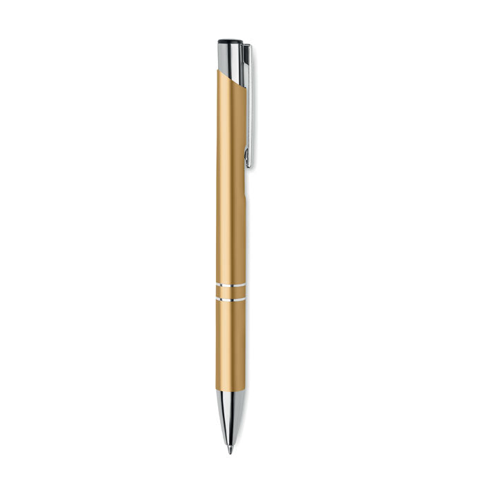 Branded Recycled Aluminium Push Button Pen without branding