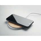 Branded Bamboo Top Wireless Charger 15W without branding