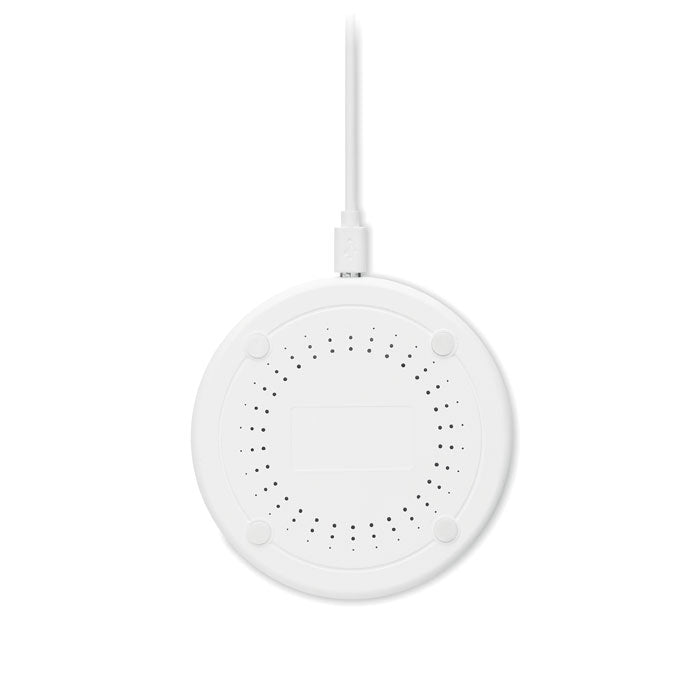Branded Bamboo Top Wireless Charger 15W without branding