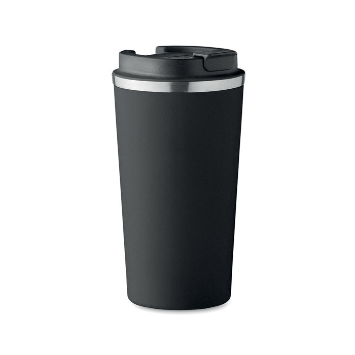 Branded Double Wall Tumbler - 510ml in Black