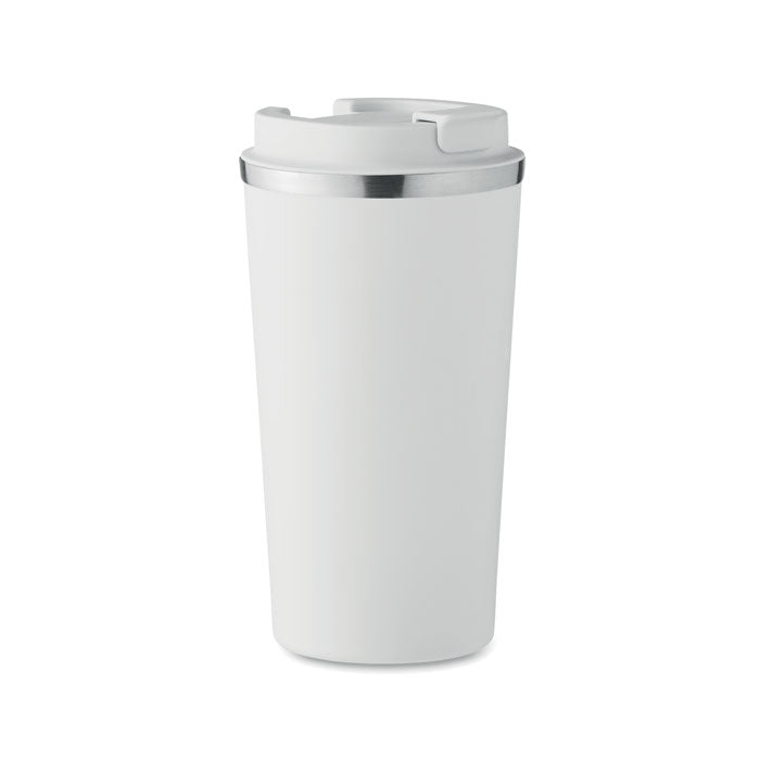 Branded Double Wall Tumbler - 510ml in White