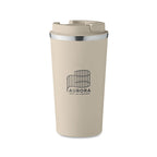Branded Double Wall Tumbler - 510ml in Brown