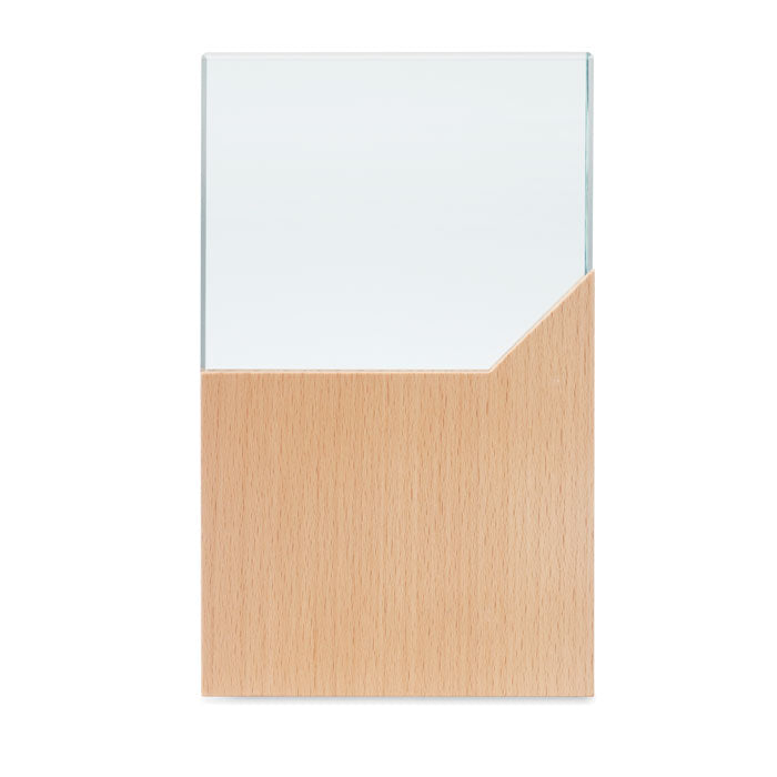 Custom Crystal and Beech Wood Award
