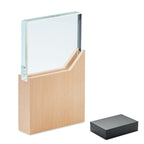 Custom Crystal and Beech Wood Award