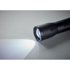Branded Small Aluminium Zoomable LED Flashlight without branding