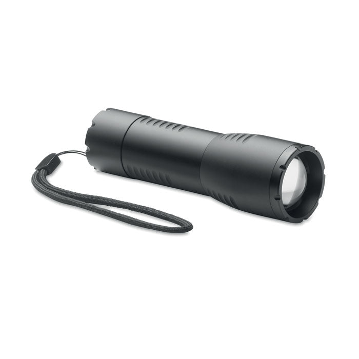 Branded Small Aluminium Zoomable LED Flashlight