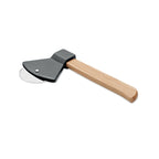 Branded Pizza Cutter with Bamboo Handle without branding