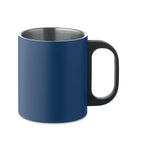 Branded double wall mug with PP handle