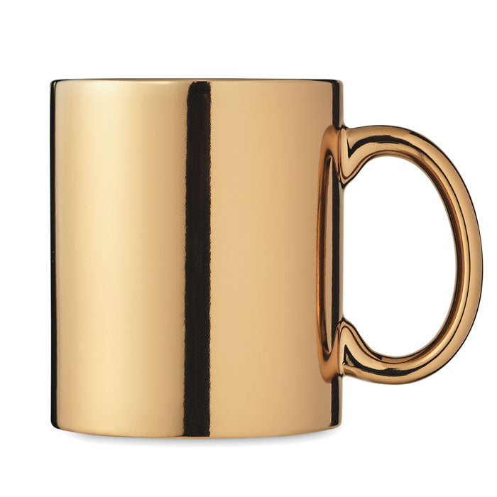Branded Metallic Gold Mug without branding