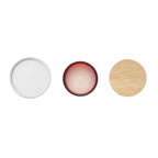 Branded Frosted Glass Bamboo Candle