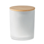 Branded Plant Based Wax Candle in Frosted Jar 280g without branding