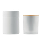 Branded Plant Based Wax Candle in Frosted Jar 280g without branding