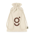 Branded Small Organic Cotton Gift Bag