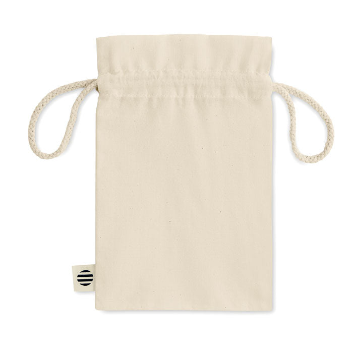 Branded Small Organic Cotton Gift Bag without branding