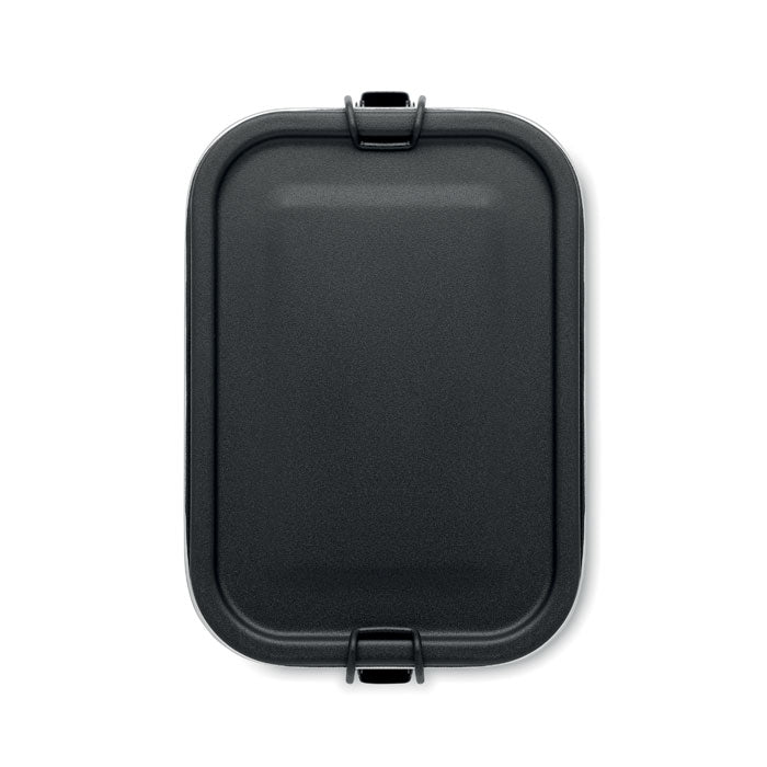 Branded Stainless Steel Lunch Box 750ml with Secure Buckles without branding