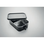 Branded Stainless Steel Lunch Box 750ml with Secure Buckles without branding