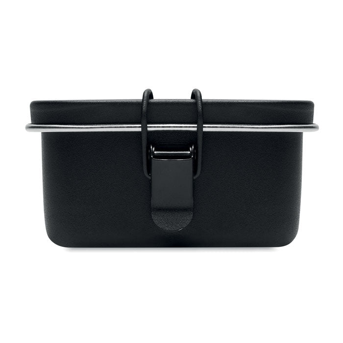 Branded Stainless Steel Lunch Box 750ml with Secure Buckles without branding
