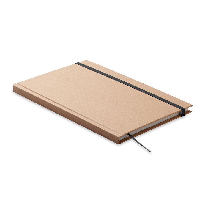 Branded A5 Made in EU Recycled Carton Notebook in Black