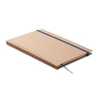 Branded A5 Made in EU Recycled Carton Notebook in Blue