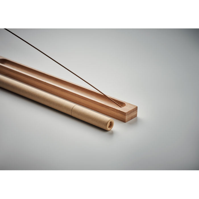 Branded Bamboo Incense Set