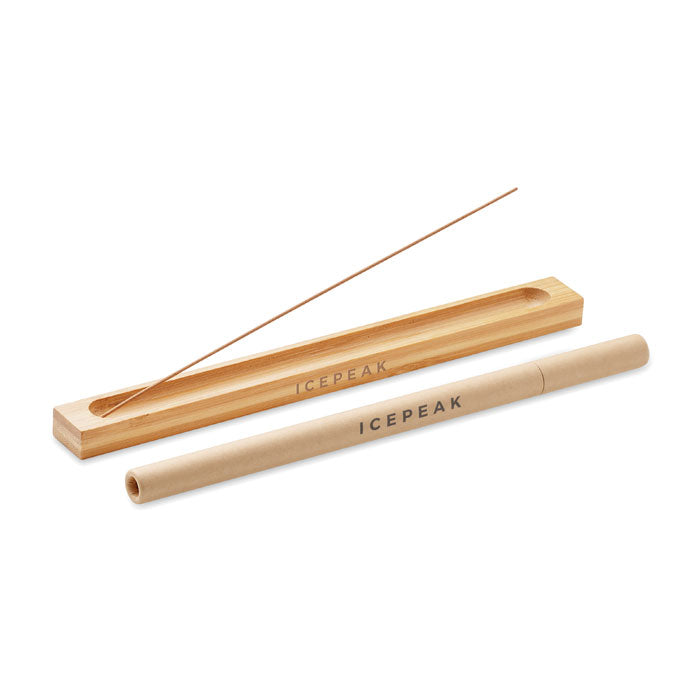 Branded Bamboo Incense Set