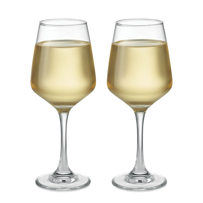 Branded Wine Glass Set without branding