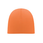 Branded Cotton Beanie in Orange