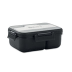 Branded Two-Tier PP Lunch Box with Cutlery
