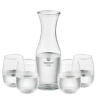 Branded recycled glass drink set, printed