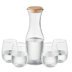 Branded recycled glass drink set