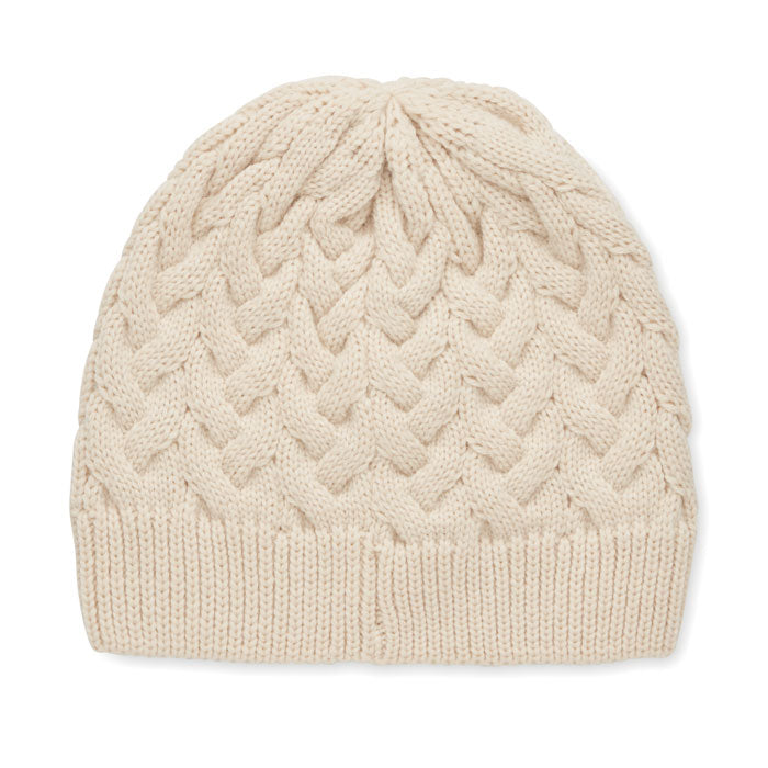 Cable Knit Beanie without branding