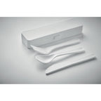 Branded PP Cutlery Set with Case without branding