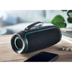 Branded LED Splash Proof Wireless Speaker in use