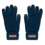 RPET Branded Gloves in Blue