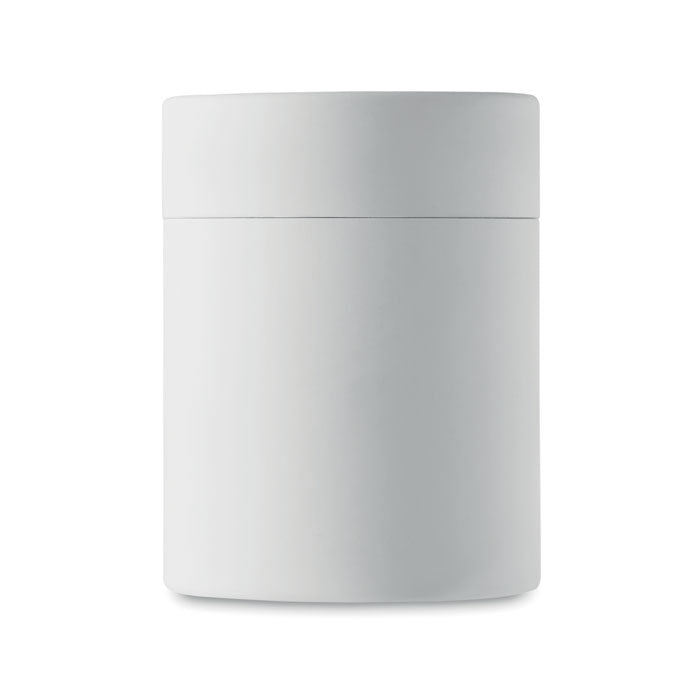 Branded Vanilla Plant Based Candle in Bamboo Holder 160g without branding
