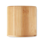 Branded Vanilla Plant Based Candle in Bamboo Holder 160g without branding
