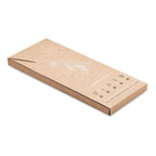 Branded Birch Wood Phone Stand with Seeds without branding