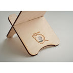 Branded Birch Wood Phone Stand with Seeds without branding
