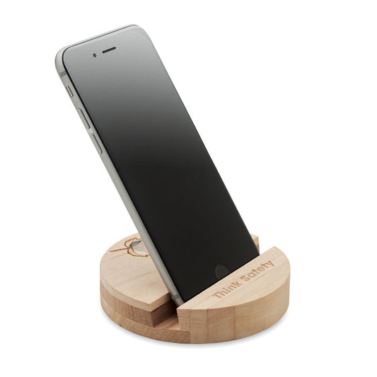 Birch Wood with Seeds Phone Stand