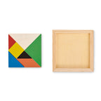 Branded Wooden Tangram Puzzle without branding