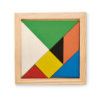 Branded Wooden Tangram Puzzle without branding
